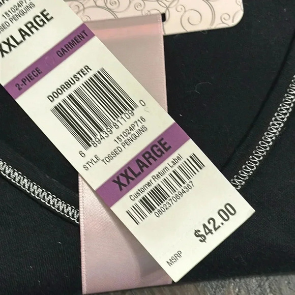 NWT charter club women’s pajama loungewear sleepwear pjs 2 pc matching set 2XL - Picture 2 of 4